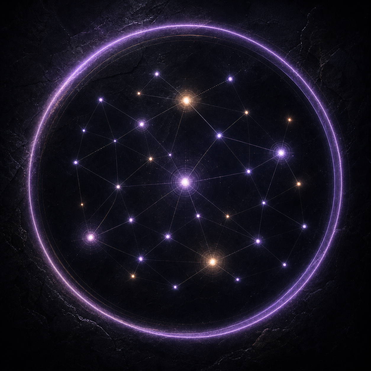 A relationship atlas of softly connected light nodes