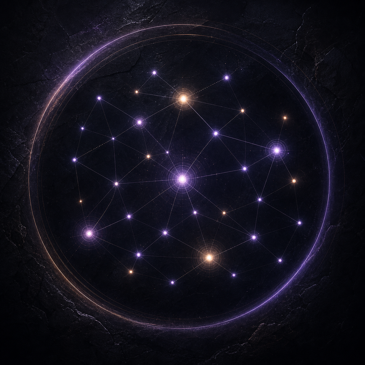 A relationship atlas of softly connected light nodes
